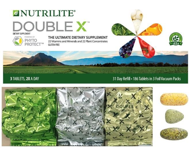 DOUBLE X - 62 дня - сменная упаковка витамин Nutrilite