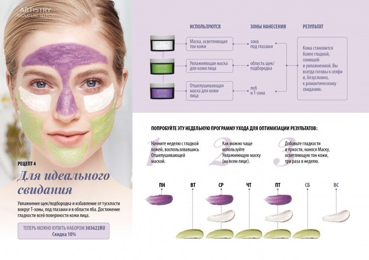 Отшелушивающая маска для кожи лица Artistry Signature Select